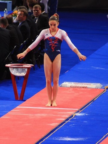 Concentration avant la prise d'élan